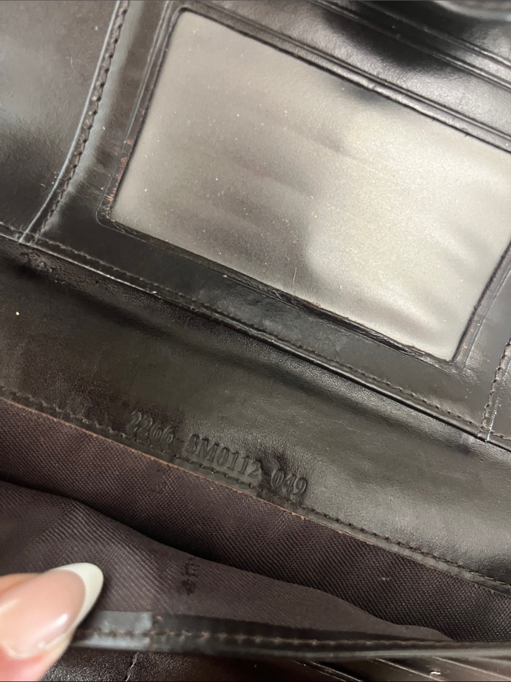 Fendi Brown Zucca Monogram Continental Wallet with Dark Trim - Picture 4 of 7